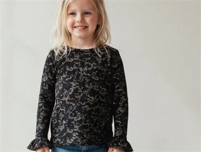 Soft Gallery bluse Elia jet black flowerdust