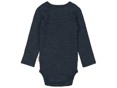 Mikk-Line body melange blue nights merinould bagfra