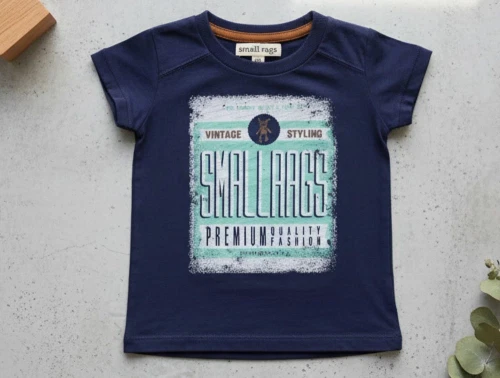 Small Rags t-shirt Eddy navy iris