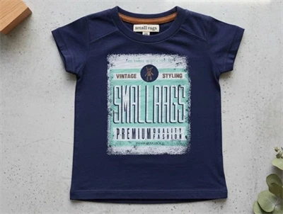 Small Rags t-shirt Eddy navy iris