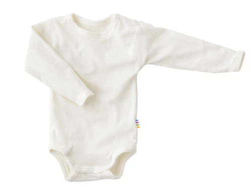 Joha natur body i merinould med trykknapper