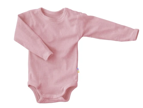 Joha old rose body i merinould med trykknapper