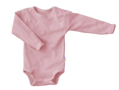 Joha old rose body i merinould med trykknapper