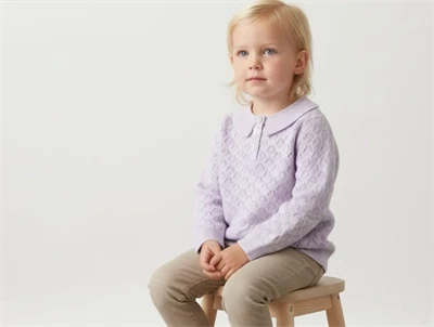 FUB bluse pointelle ametyst