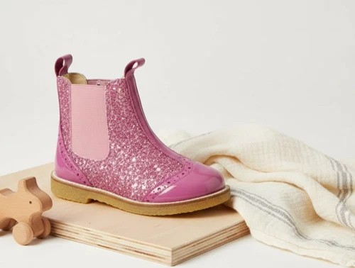 Angulus heather glitter støvlette (smal)