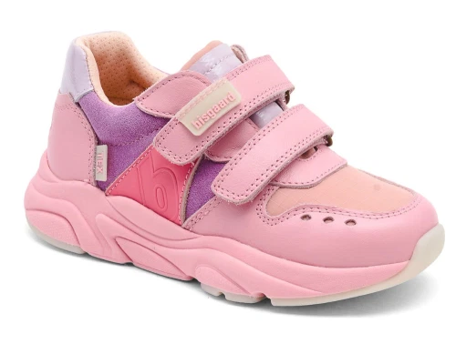 Bisgaard Herle TEX sneaker i pink med velcro
