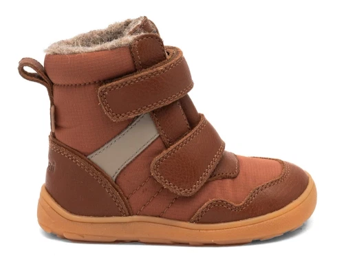Bisgaard Timo TEX barfodsvinterstøvle brown set fra siden