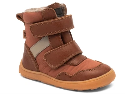 Bisgaard Timo TEX barfodsvinterstøvle brown set fra siden set skråt