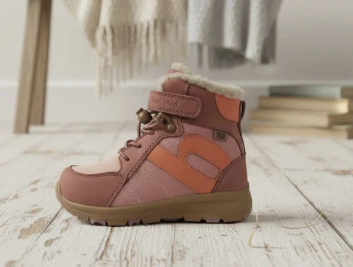 Bisgaard heather vinterstøvle Marlon med velcro og TEX
