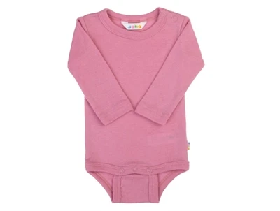 Joha uldbody i pink med lange ærmer