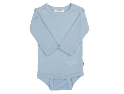 Joha uldbody blå med lange ærmer