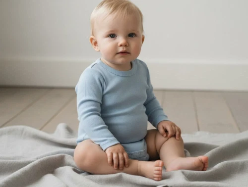 Joha uldbody blå med lange ærmer