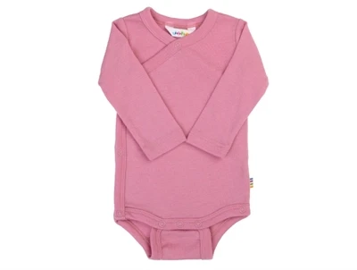 Joha uldbody pink med wrap-around lukning