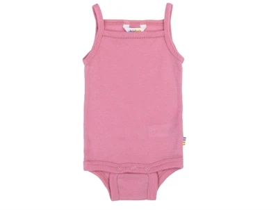Joha uldsommerbody i pink med skulderstropper