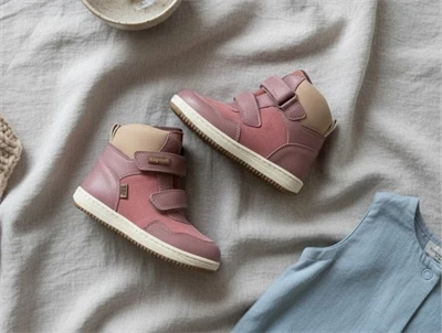 Bisgaard heather vintersneaker Matty med velcro og TEX