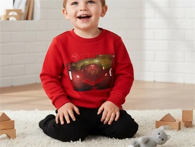 Puma sweatset Batman barbados cherry