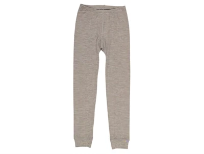Joha leggings i sesame melange uld med elastik