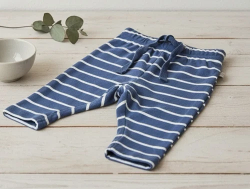 Wheat bukser Nicklas blue horizon striber