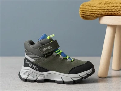 Primigi bosco/peltro vinterstøvle med GORE-TEX