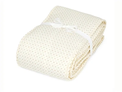 Cam Cam Copenhagen sengerand i råhvid nuance med rowan print