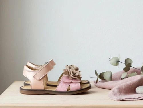 Bisgaard rose guld sandal Agnes