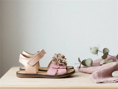 Bisgaard rose guld sandal Agnes