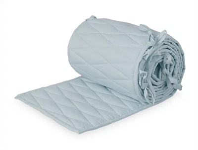 Cam Cam Copenhagen sengerand med harlequin quilt i florentine blue