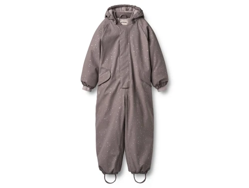 Wheat gummiflyverdragt i purple stone stars set forfra