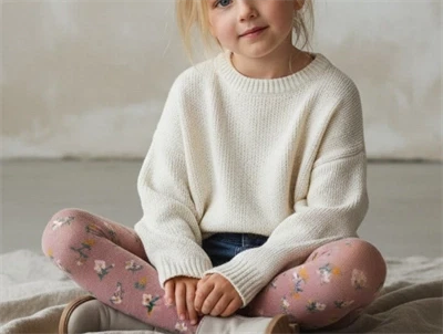 MP/Soft Gallery strømpebukser bomuld woodrose flowerberry