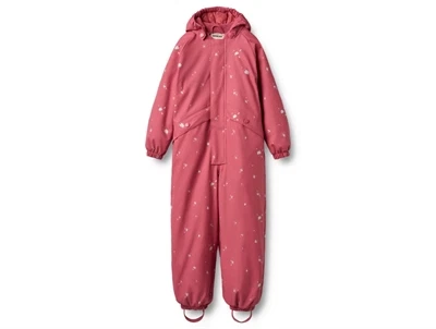 Wheat termo regndragt i floating flowers set forfra med hætte