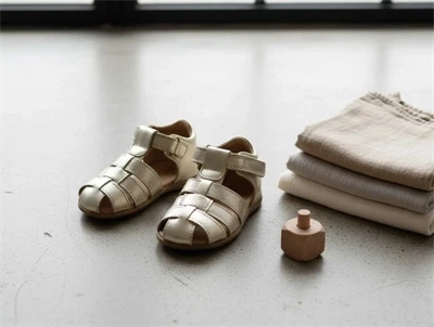 Bisgaard platin sandal