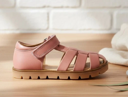 Bisgaard sandal Beka nude med velcro