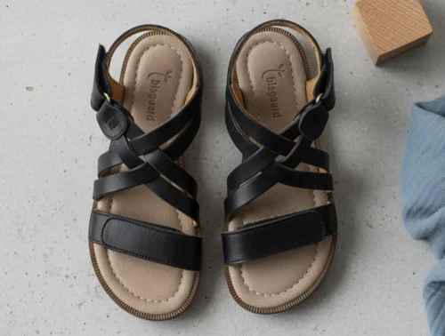 Bisgaard sort sandal Clea