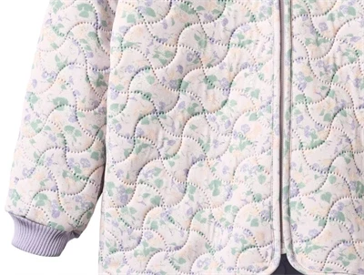 Wheat Stjerna thermo jakke purple light petunias detalje af mønster