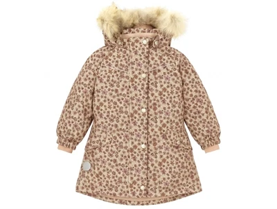 Wheat vinterjakke Mathilde winter blush flowers