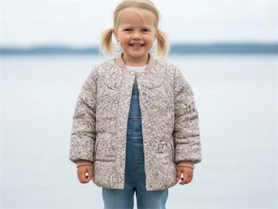 Wheat overgangsjakke Lola summer flowers puffer