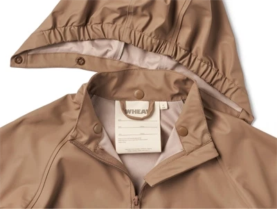 Wheat Charlie regnsæt hazel detalje hætte