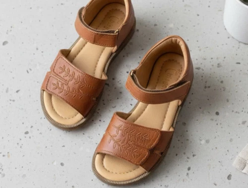 Bisgaard sandal Alexa cognac med velcro
