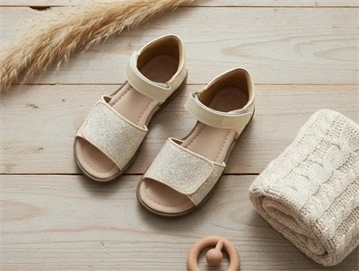 Bisgaard patent vanilla sandal Aida