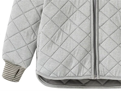 Wheat Loui termojakke flint melange detalje