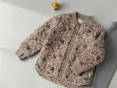 Wheat rose dawn flowers termojakke Loui