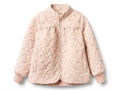 Wheat Tilde termojakke heart flowers forside