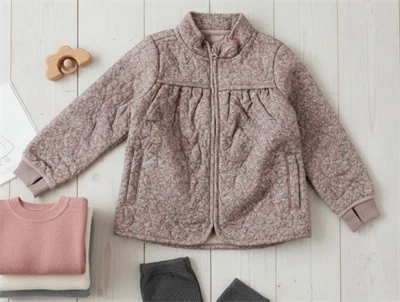 Wheat termojakke Thilde blomster