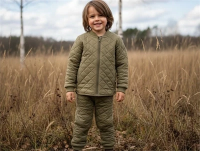 Wheat Frey termosæt olive med quilt