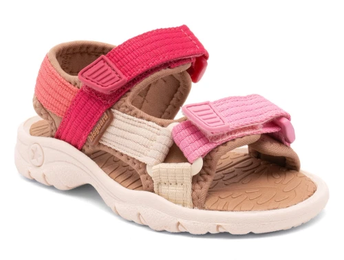 Bisgaard Nico sandal bubble gum med velcro