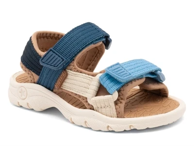 Bisgaard Nico sandal blå med velcro
