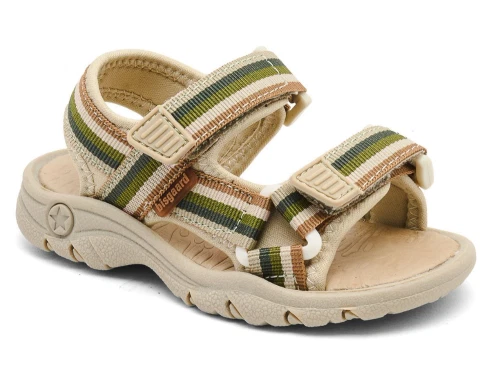 Bisgaard Nico sandal sage mix med velcro