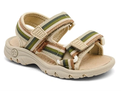 Bisgaard Nico sandal sage mix med velcro