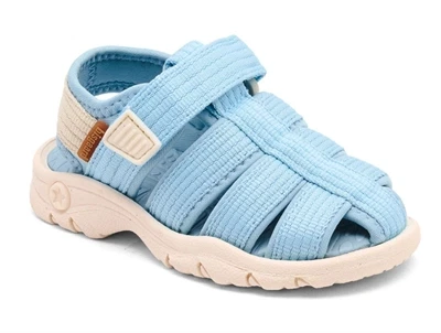 Bisgaard Niki sandal sky med lukket tå og velcro