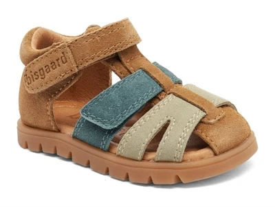 Bisgaard Frans sandal brun mix med lukket tå